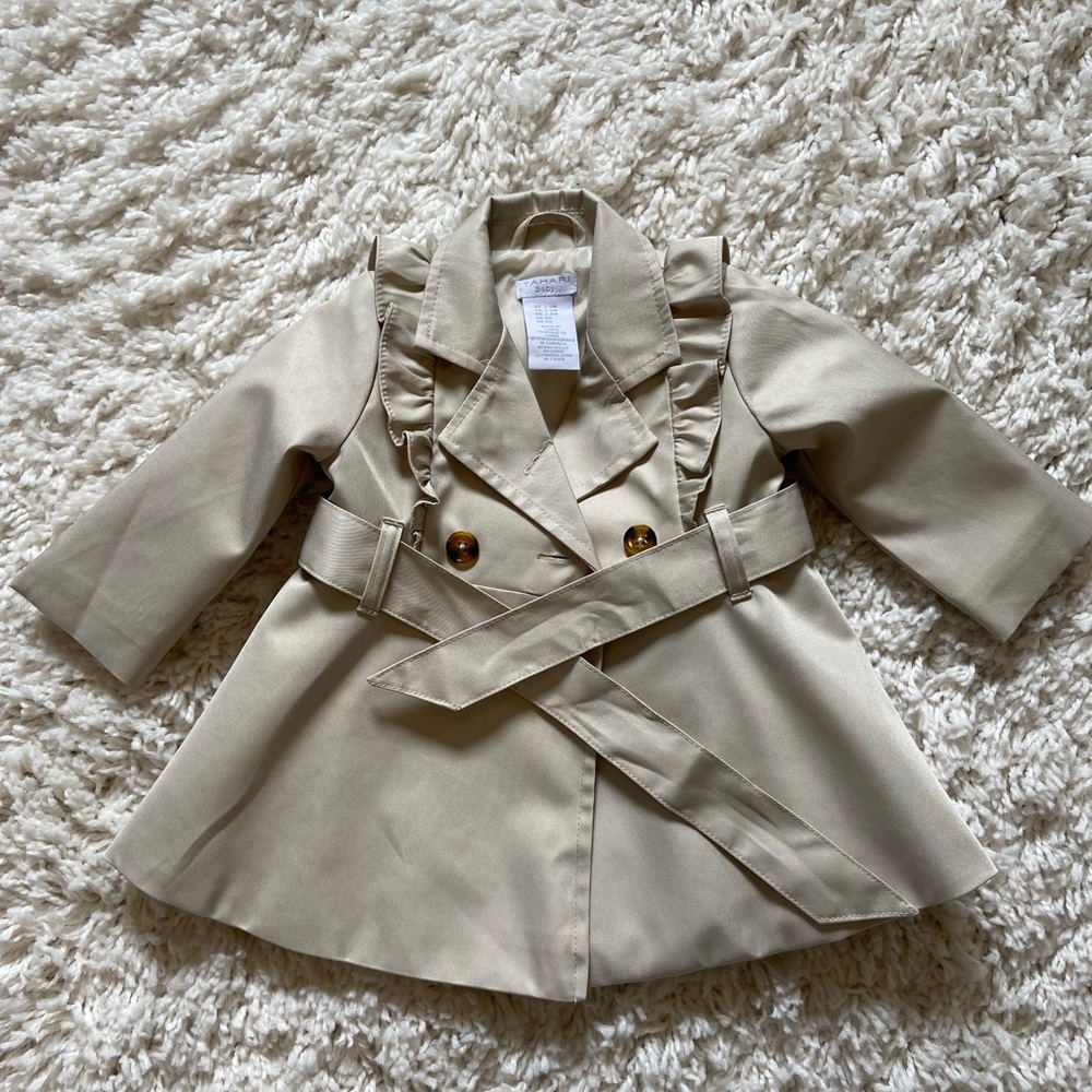Tahari Baby Trench Coat